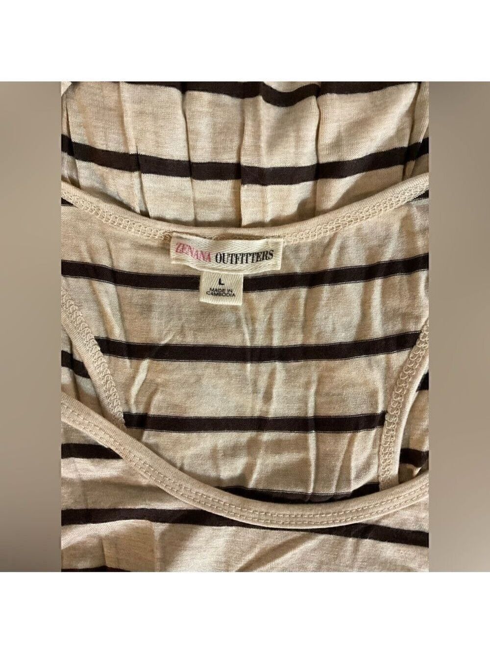 Zenana Outfitters Striped Midi Dress - Picture 2 of 2